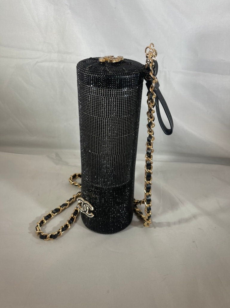 Black Rhinestone Mini Blender