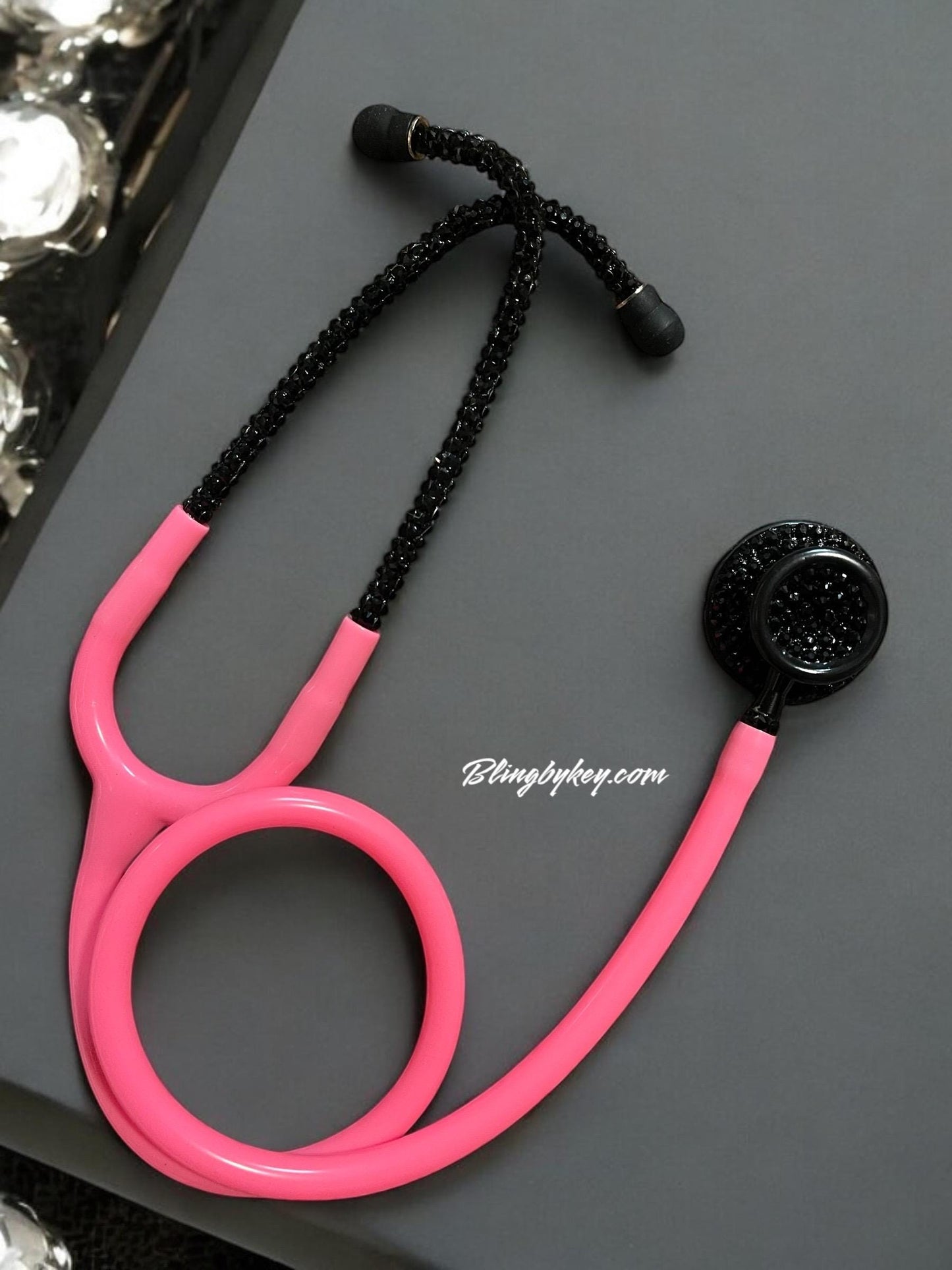 Bling Stethoscope - Handmade Rhinestone Medical Professional Tool, Prestige Clinical Lite, Personalized Healthcare Accessory Gift