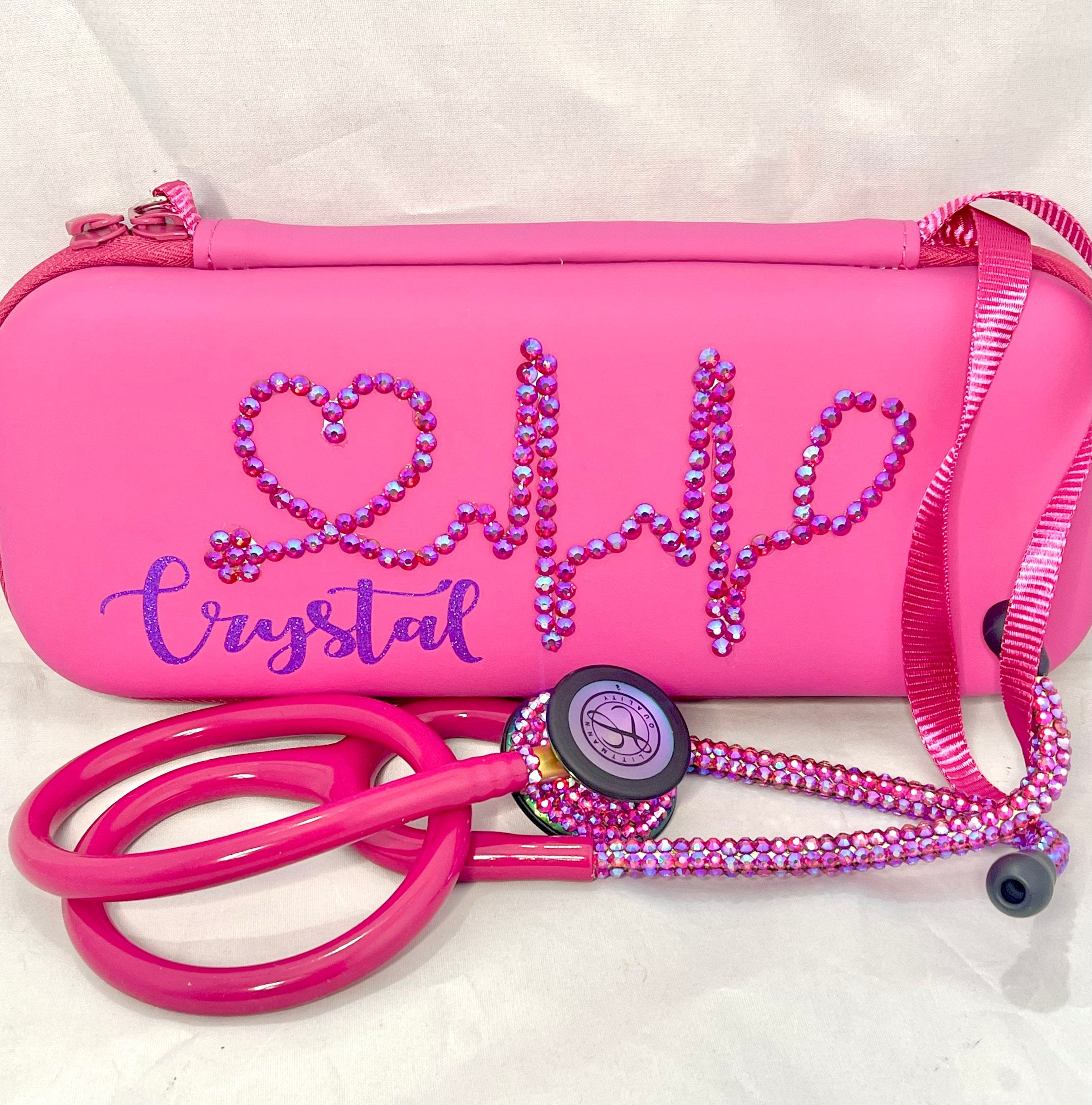Cotton Candy | Carnival Floss Iridescent Rhinestone Stethoscope | Littmann | MDF | Prestige | Exclusive Medical Bling
