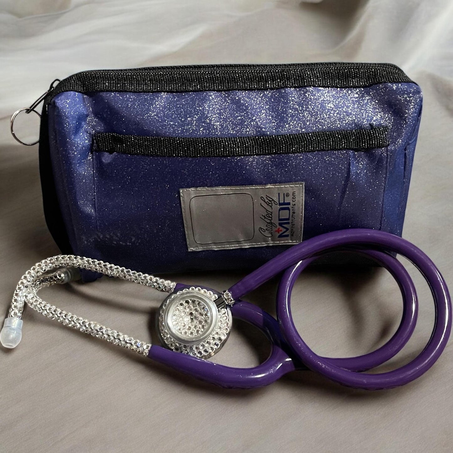 Bling Medical Gift Set: Crystal Stethoscope & Glitter BP Cuff