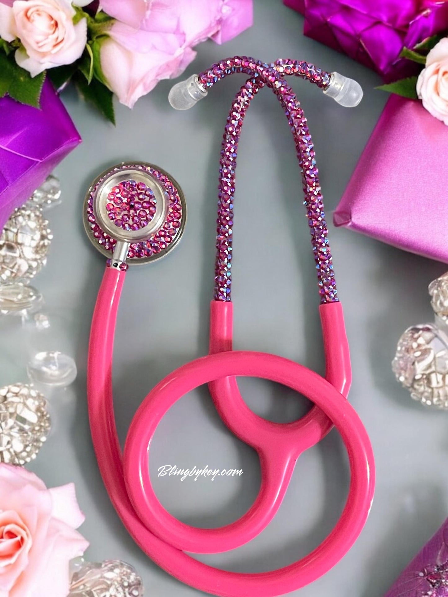 MDF Acoustica Cotton Candy Bling Stethoscope | BlingByKey®