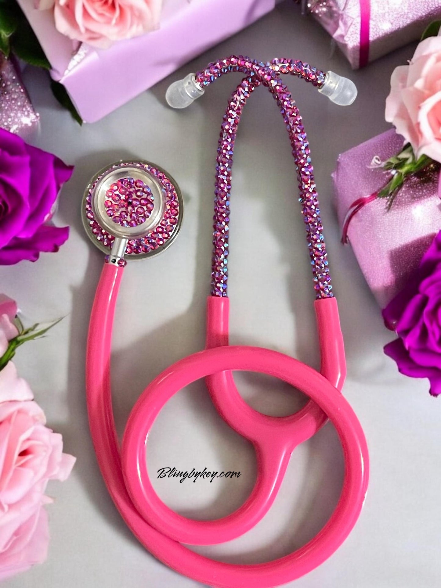 MDF Acoustica Cotton Candy Bling Stethoscope | BlingByKey®